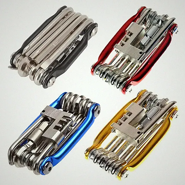 11 In 1 Bicycle Repair Tool Kit Multi Tool Hex Wrench Cycling Repair