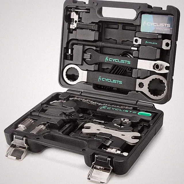 23 Piece Bike Tool Kit - Bicycle Repair Tool Box Compatible
