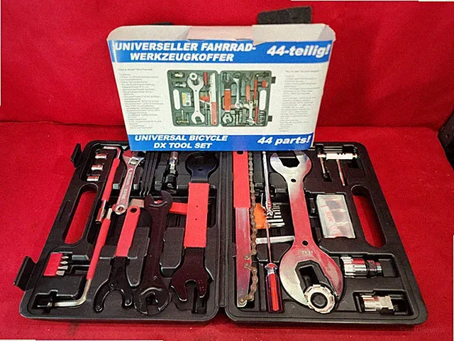 44 Piece Universal Bicycle Tool Kit With Case, Bicycle DX Tool Set