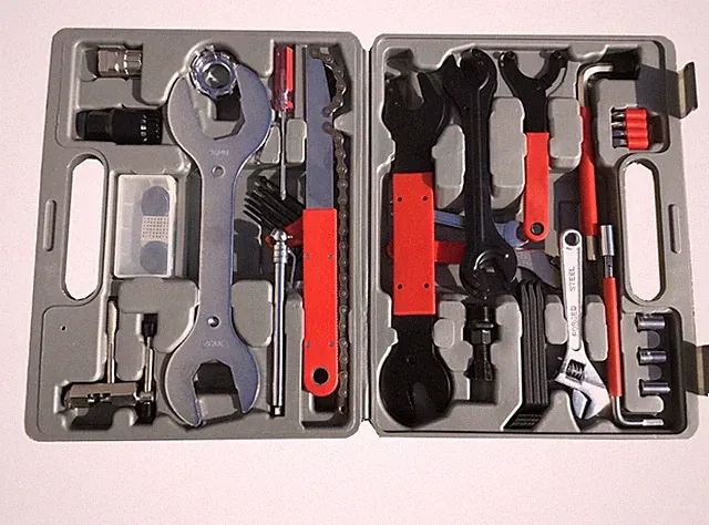 44pcs Brand New! Home Mechanic Bike Bicycle Tool Kit!