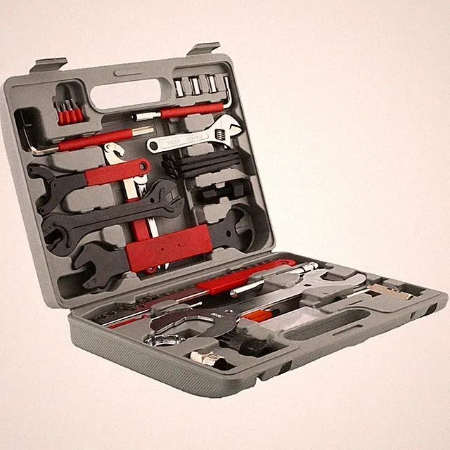 44Pcs/set Complete Bike Bicycle Repair Tools Tool Kit Set Home Mechanic Cycling