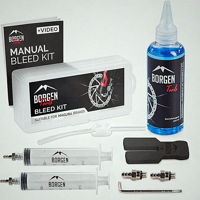 Complete Hydraulic Brake Bleed Kit for Magura - Includes 100ml Oil + Tools