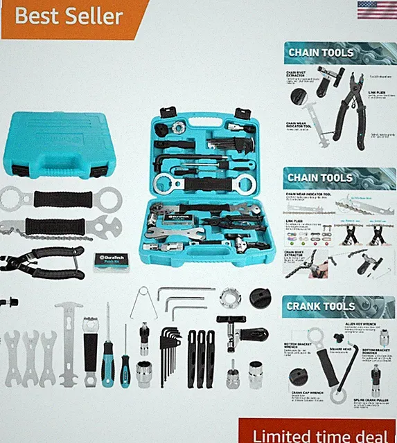Durable 41-Piece Bike Tools Kit – Perfect for Mountain and Road Bicycles