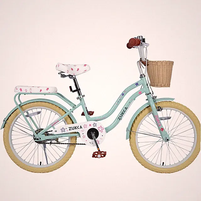 Girls Bike w/ Basket for 7-10 Years Old Kids,Front Caliper Brake&Rear Band Brake