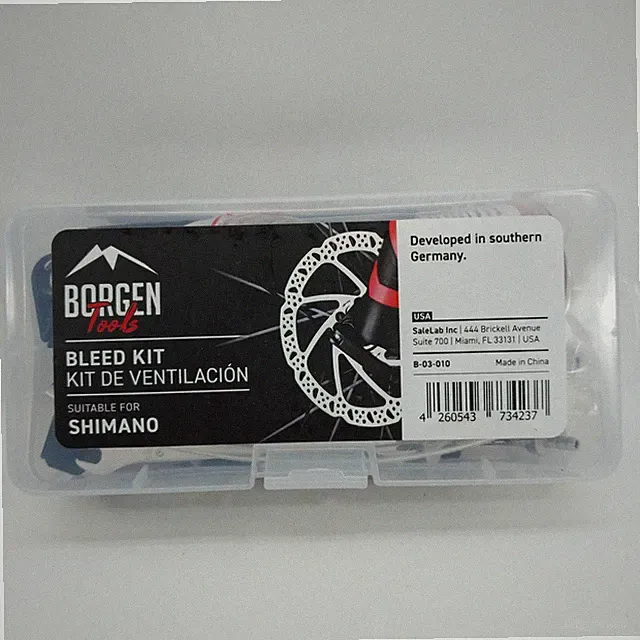 NEW~Shimano Bike Brake Bleed Kit - 100ml Hydraulic Mineral Oil, Gloves Included