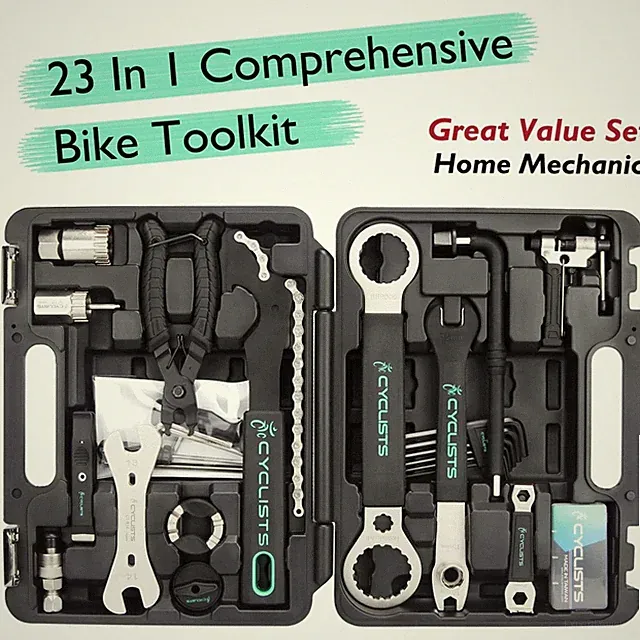 Professional Bike Tool Kit - Chain Rivet Extractor Included