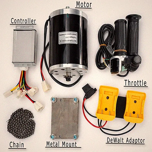 Razor Dirt Bike MX350 1000W Motor Upgrade Kit Controller, Throttle, De-walt