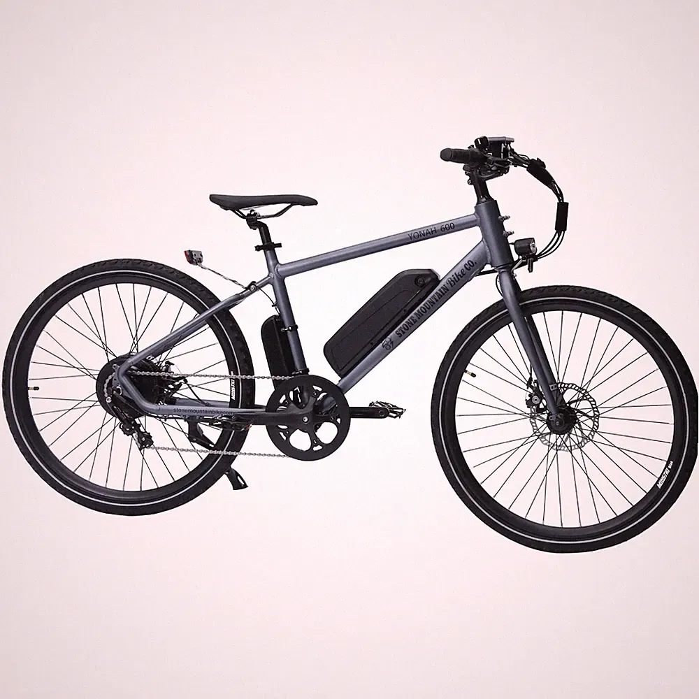 Yonah 600 Electric Bicycle 27.5” Top Speed Mountain Bike 20mph 500W-M Charcoal